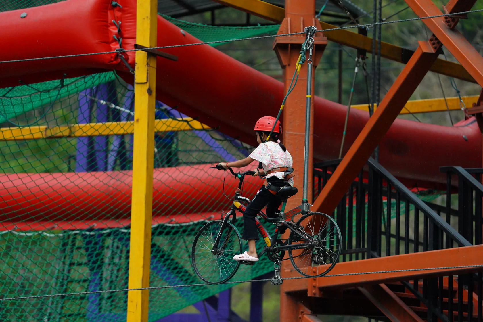 Sky Cycling in Rishikesh
