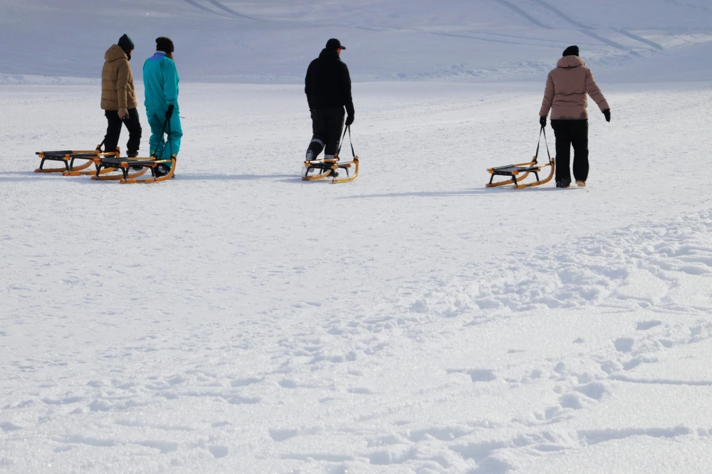Sledge Ride in Gulmarg