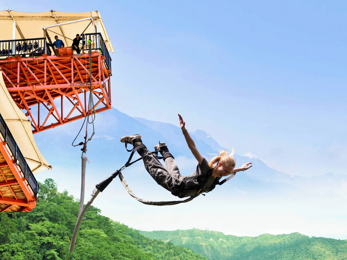 Bungee Jumping in Rishikesh (165 ft)