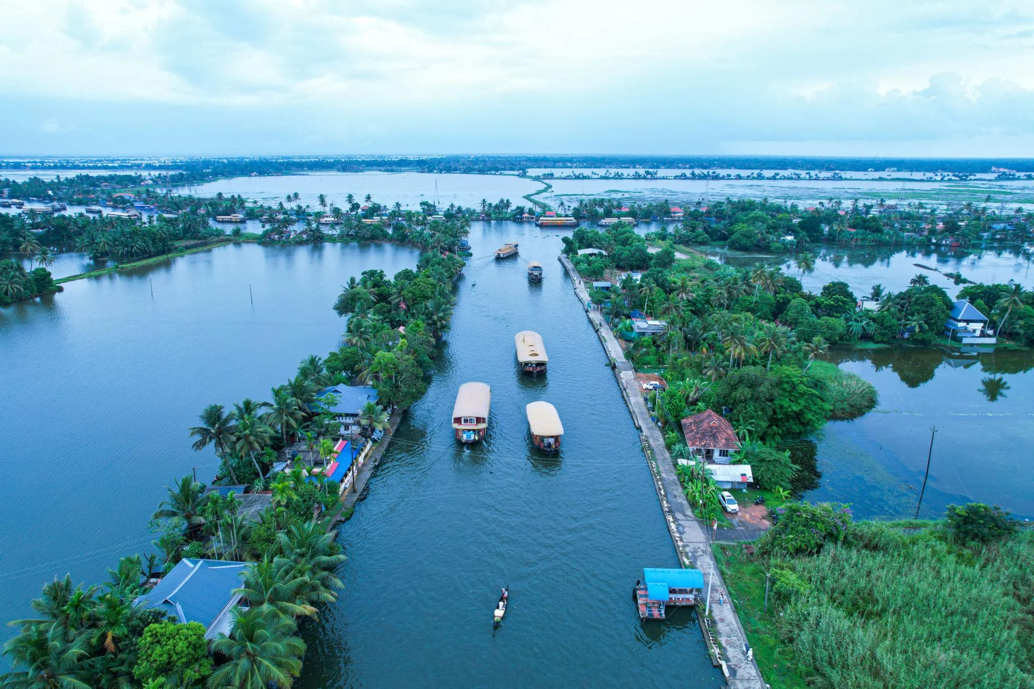 Alleppey 8-Hour Private Sightseeing Tour with Round-Trip AC Transfers & Bilingual Guide