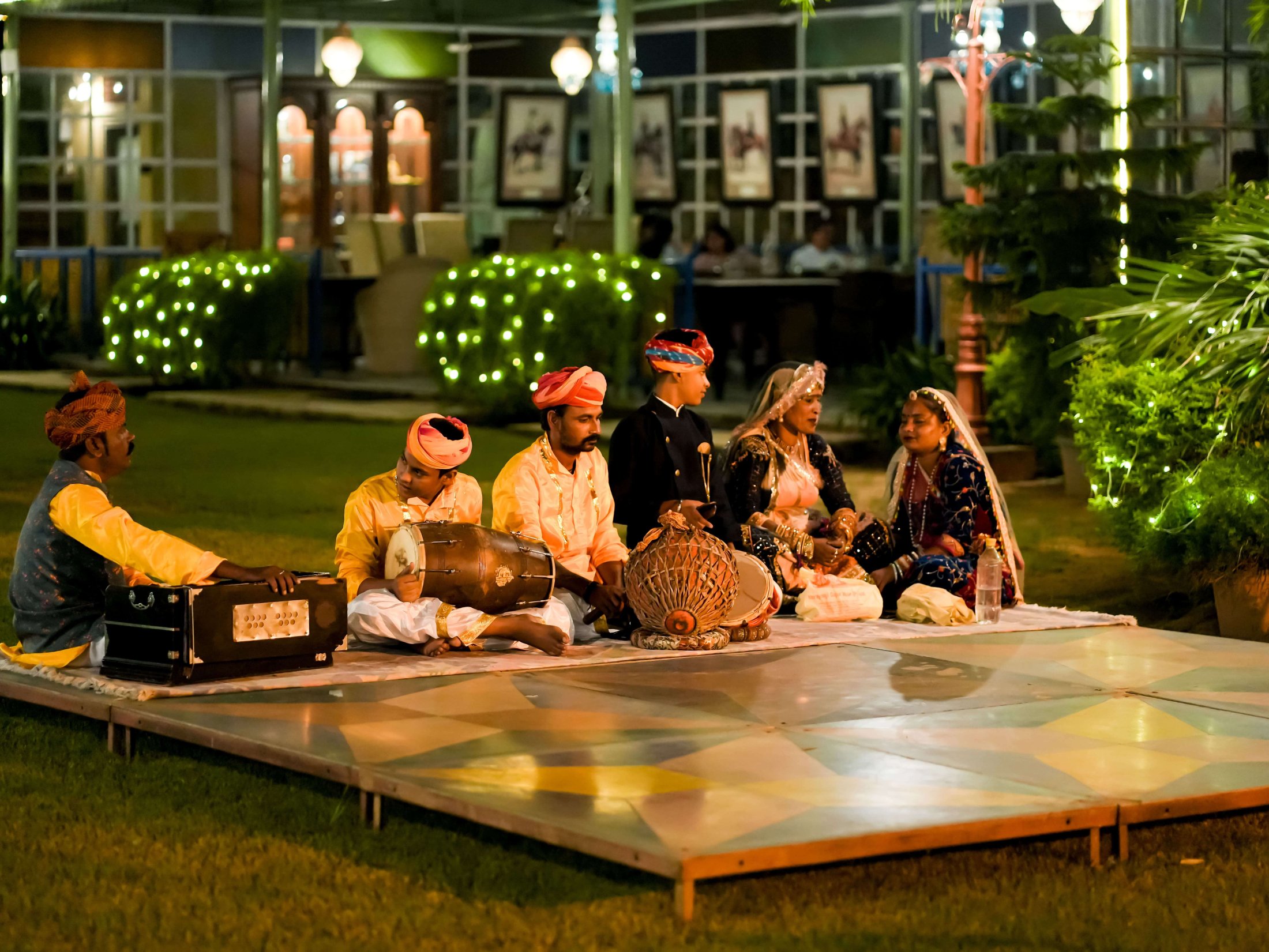 Rajasthani Folk Dance & Puppet Show with Dinner at Hotel Narain Niwas Palace, Jaipur