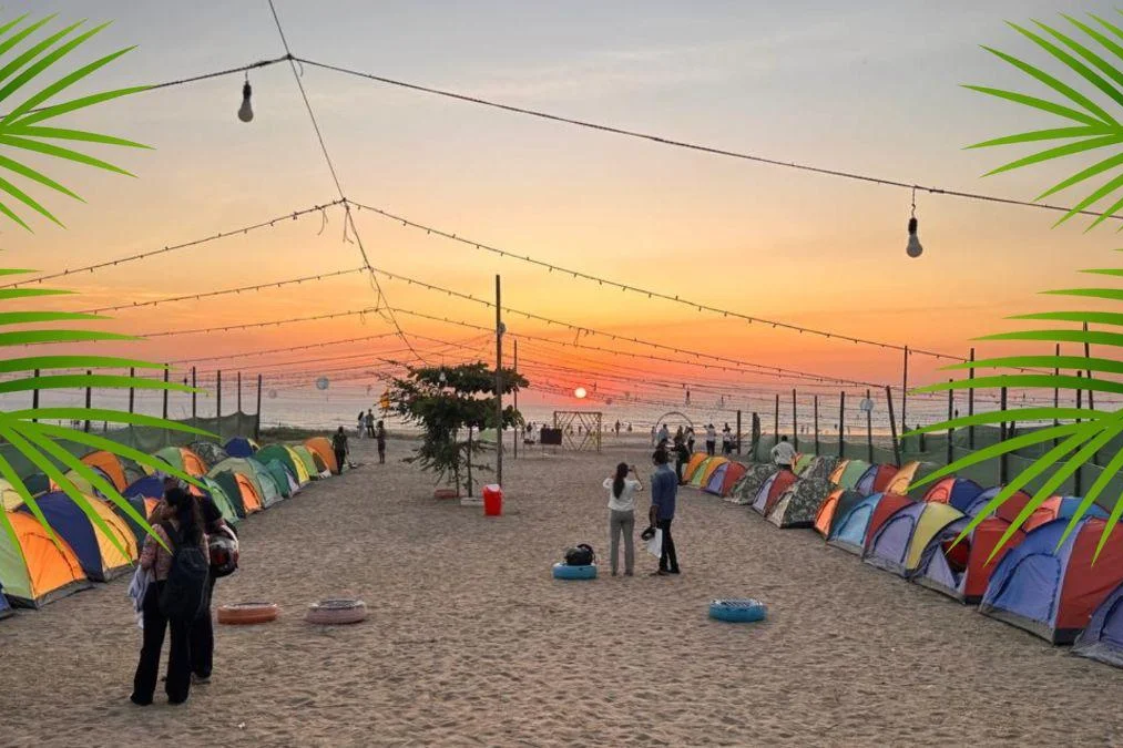 1-Night Alibaug Group Beach Camping with Meals & Activities