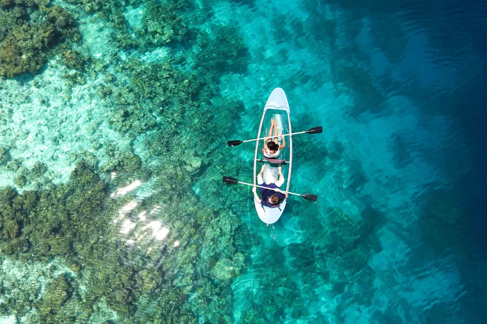 Kayaking experience in Shnongpdeng, Meghalaya