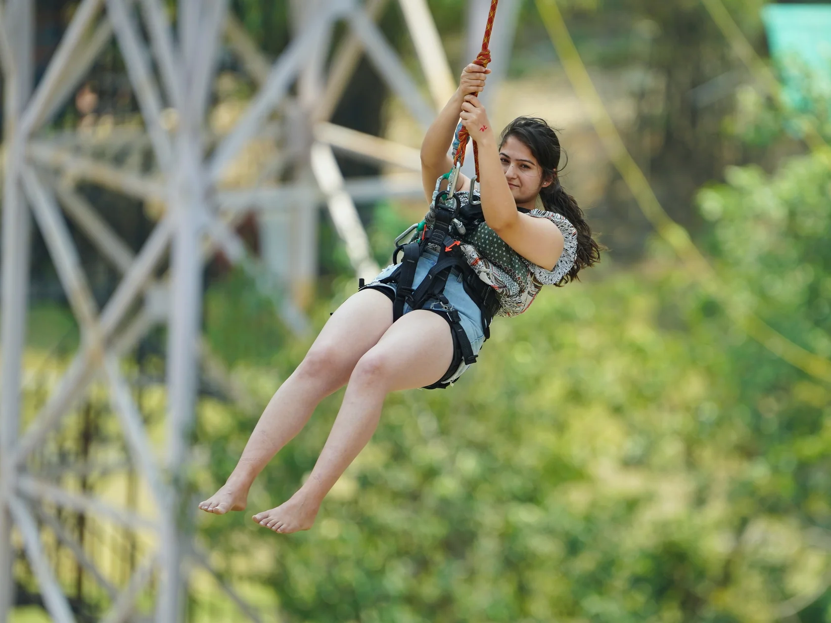 Rope Bungee in Rishikesh