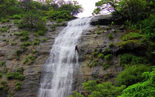 Offbeat Waterfall Rappelling at Karjat