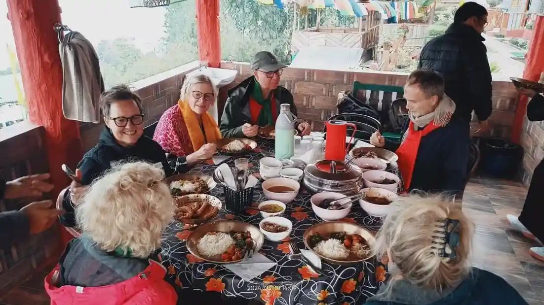 Local Homestay Visit with Traditional Sikkimese Lunch near Temi Bungalows South Sikkim