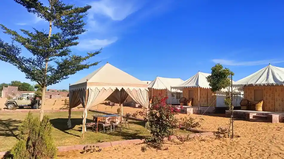 Desert Adventure & Cultural Feast : Osian Camel Safari with Traditional Rajasthani Dinner