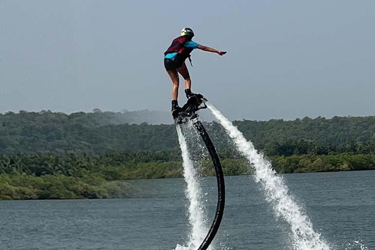 Flyboarding in Goa
